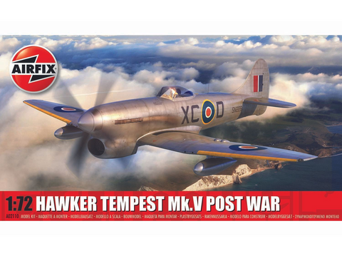 Airfix Hawker Tempest Mk.V pokario 1/72 surenkamas lėktuvas