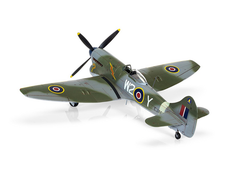 Airfix Hawker Tempest Mk.V pokario 1/72 surenkamas lėktuvas
