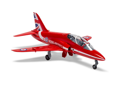 Airfix Red Arrows BAe Hawk 1/72 dovanų rinkinys su dažais ir klijais