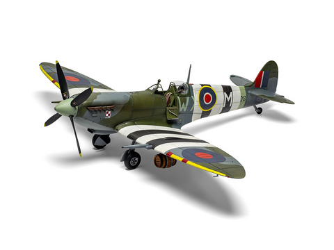 Airfix Supermarine Spitfire Mk.IXc 1/24 plastikinis modelis Flying Dray