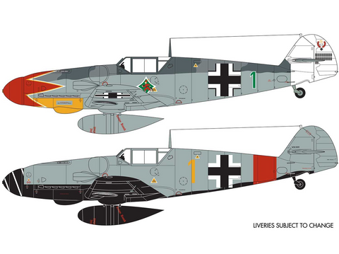 Airfix Messerschmitt Bf 109G-6 1:72 plastikinis surenkamas lėktuvas