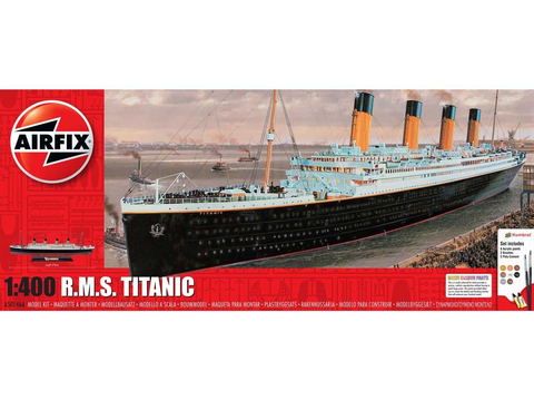 Airfix RMS Titanic laivo modelis dovanų komplektas 1/400 (A50146A)