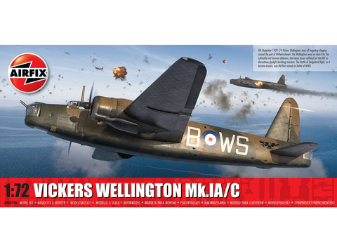 Airfix Vickers Wellington Mk.IA/C 1:72 plastikinis lėktuvo surinkimo rinkinys