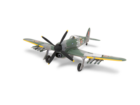 Airfix Hawker Typhoon IB dovanų rinkinys 1:72, plastikinis modelis (A55208A)