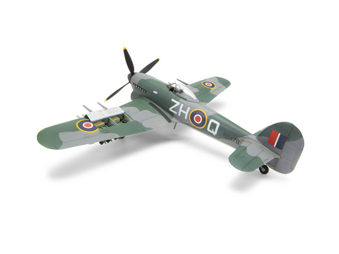 Airfix Hawker Typhoon IB dovanų rinkinys 1:72, plastikinis modelis (A55208A)