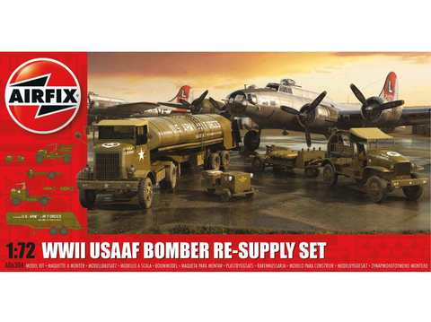 Airfix 1/72 USAAF WW2 bombonešio aptarnavimo rinkinys A06304