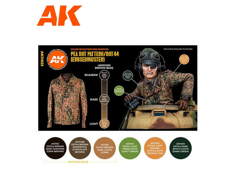 AK Interactive 3Gen akrilinių dažų rinkinys DOT44 Waffen-SS, AK11623