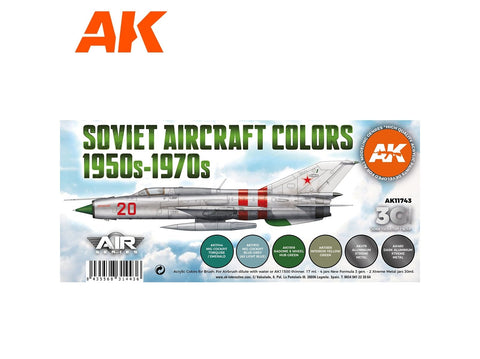 AK Interactive akriliniai dažai: Sovietų lėktuvų spalvos 1950–1970, AK11743