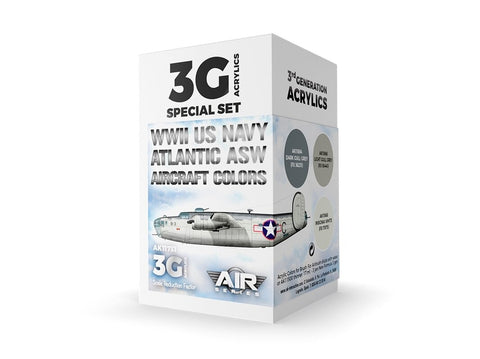AK Interactive akrilai WWII JAV jūrų laivyno ASW rinkinys 3-ios k. AK11731
