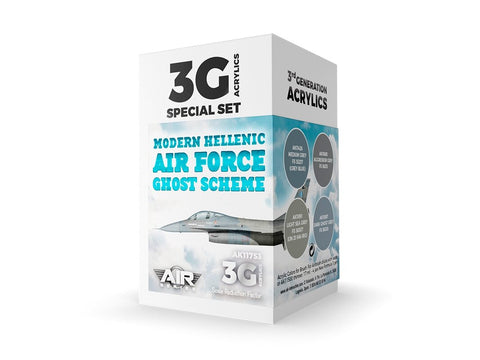 AK Interactive 3-ios kartos akrilai: HAF Ghost Scheme rinkinys AK11753