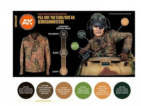 AK Interactive 3Gen akrilinių dažų rinkinys DOT44 Waffen-SS, AK11623