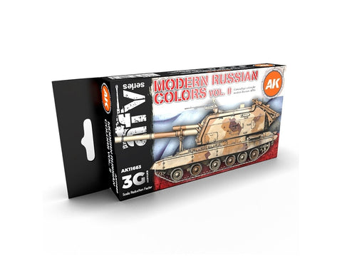 AK Interactive Modern Russian Colors Vol.2 3Gen akrilinių dažų rinkinys