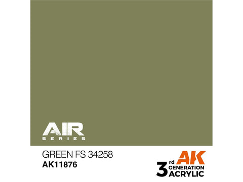 AK Interactive AIR akriliniai dažai Green FS34258 17ml AK11876