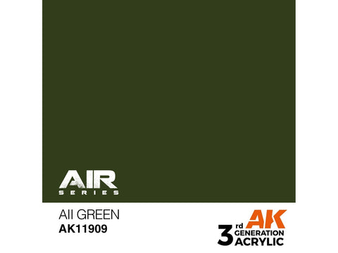 AK Interactive AII Green AIR akriliniai dažai lėktuvams 17 ml