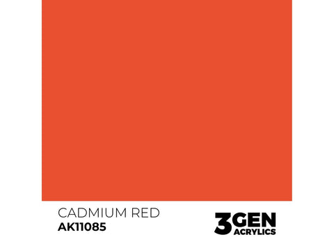 AK Interactive Cadmium Red 3rd Gen akriliniai dažai 17ml