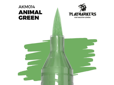 AK Interactive Playmarker Animal Green akrilinis dažų žymeklis