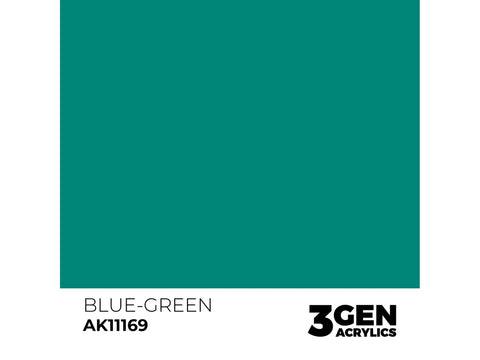 AK Interactive Blue-Green 3rd gen akriliniai dažai 17ml AK11169