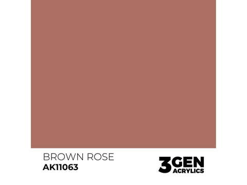 AK Interactive Brown Rose 3gen akriliniai dažai 17ml modeliams