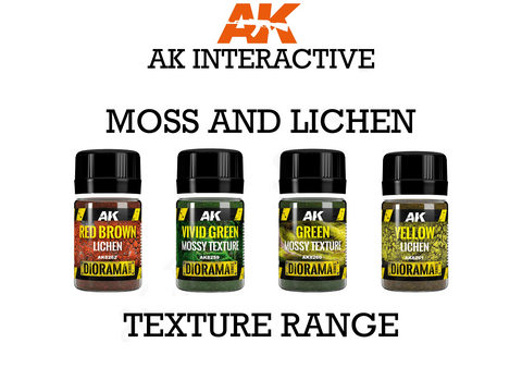 AK Interactive žalia samanų tekstūra dioramoms ir maketams AK8260