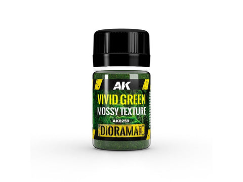 AK Interactive ryškiai žalia samanų tekstūra dioramoms AK8259