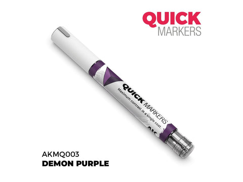 AK Interactive QUICK Marker Demon Purple žymeklis miniatiūroms