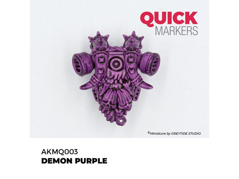 AK Interactive QUICK Marker Demon Purple žymeklis miniatiūroms
