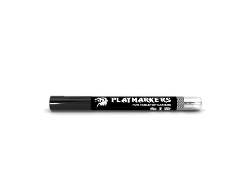 AK Interactive juodas akrilinis žymeklis su teptuku PLAYMARKER
