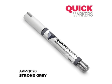 AK Interactive QUICK MARKER Strong Grey žymeklis miniatiūroms