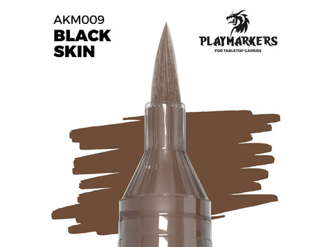AK Interactive BLACK SKIN akrilinis dažų žymeklis su teptuku