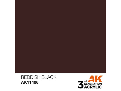 AK Interactive Reddish Black figūrų akriliniai dažai 17 ml