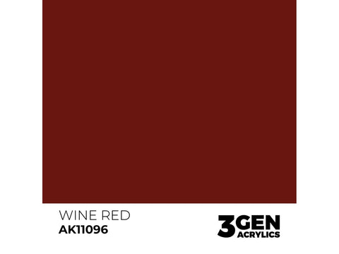 AK Interactive Wine Red 3 gen. akriliniai dažai, 17 ml (AK11096)