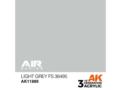 AK Interactive Light Grey FS36495 akriliniai dažai lėktuvams 17ml