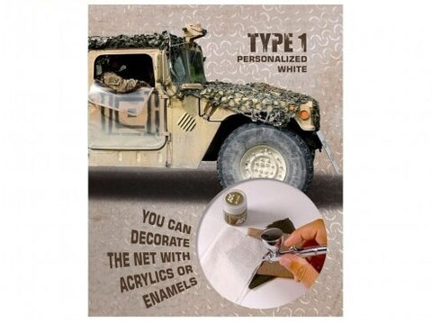 AK Interactive maskavimo tinklas Type 1, baltas, 1/35 (AK8061)
