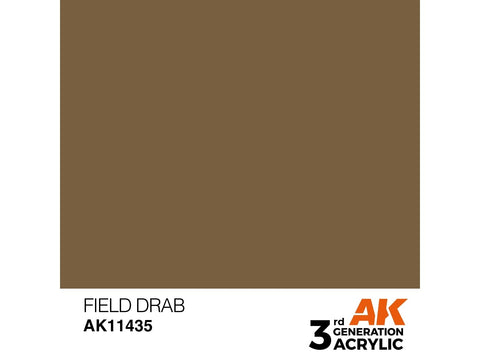 AK Interactive Field Drab figūrėlių akriliniai dažai 17ml