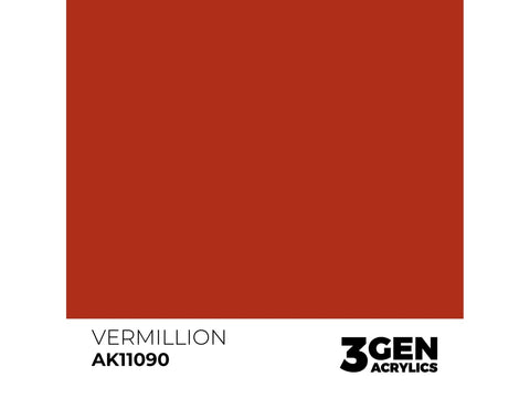 AK Interactive Vermillion akriliniai dažai 3rd Gen, 17 ml
