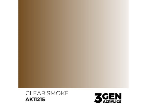 AK Interactive Clear Smoke 3rd Gen akriliniai dažai, 17 ml