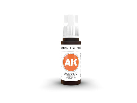 AK Interactive Clear Smoke 3rd Gen akriliniai dažai, 17 ml