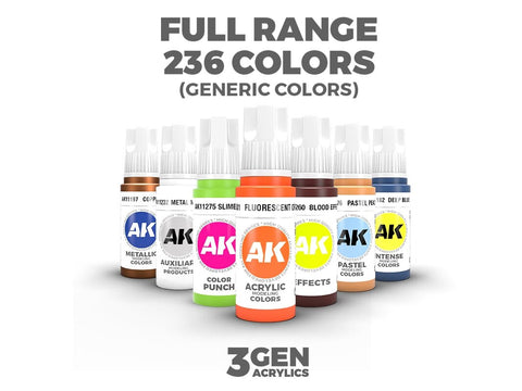 AK Interactive 3rd Gen akriliniai dažai Pale Grey 17ml AK11013