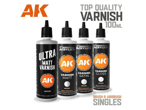 AK Interactive 3rd Gen blizgus akrilinis lakas, 100 ml