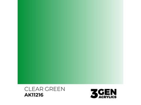 AK Interactive Clear Green akriliniai dažai 17ml (AK11216)