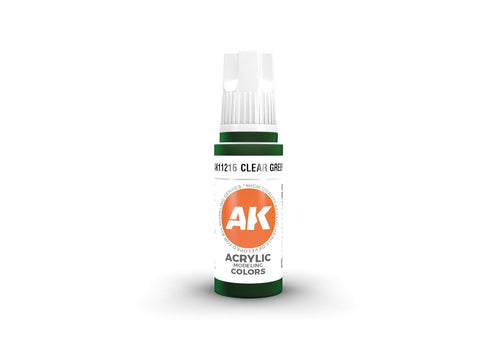 AK Interactive Clear Green akriliniai dažai 17ml (AK11216)