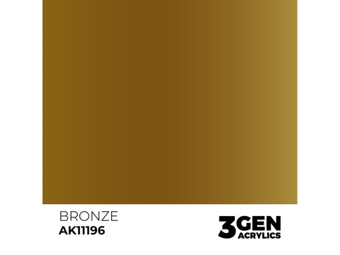 AK Interactive Bronze akriliniai dažai 3rd Gen, 17 ml, AK11196