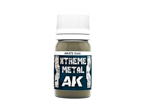 AK Interactive GOLD XTREME METAL emaliniai metaliniai dažai 30 ml