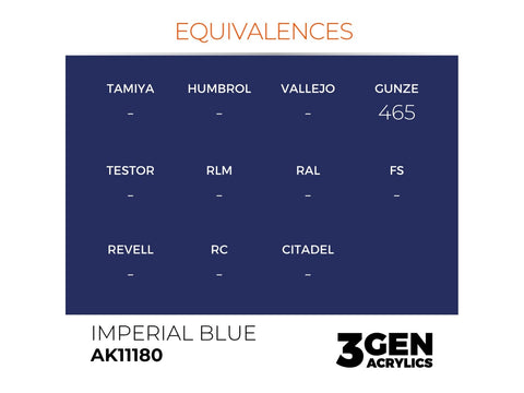 AK Interactive Imperial Blue 3rd gen akriliniai dažai 17ml AK11180
