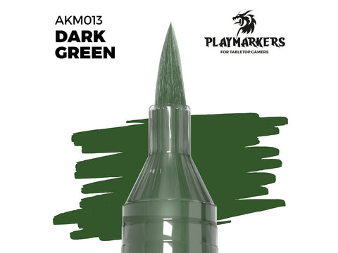 AK Interactive tamsiai žalias akrilinis žymeklis Playmarker AKM013