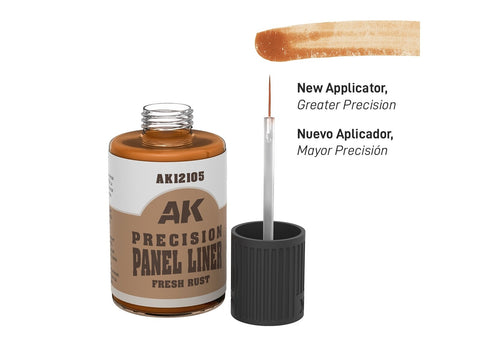 AK Interactive Fresh Rust panelių linijų dažai, 30 ml AK12105
