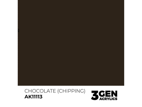 AK Interactive Chocolate chipping trečios kartos akriliniai dažai 17ml