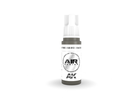 AK Interactive ANA 613 Olive Drab akriliniai dažai AIR, 17 ml