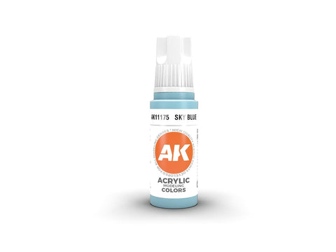 AK Interactive Sky Blue 3 kartos akriliniai dažai 17 ml