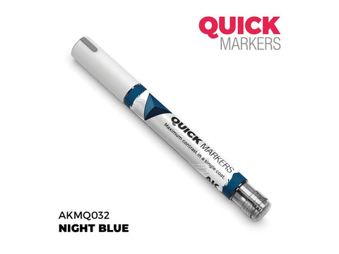 AK Interactive QUICK MARKER Night Blue žymeklis miniatiūroms